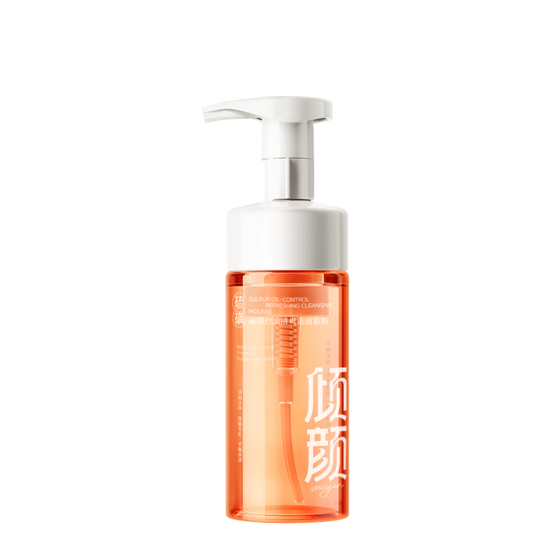 倾颜硫磺控油清爽洁面慕斯